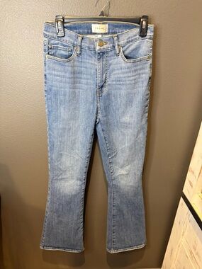 Frame Denim Light Blue Flare Jeans